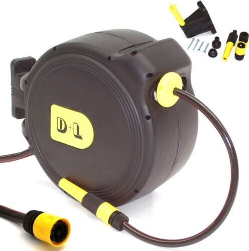 Schlauchaufroller 20m Wasserschlauchaufroller 56024 Wasser Garten-Schlauch