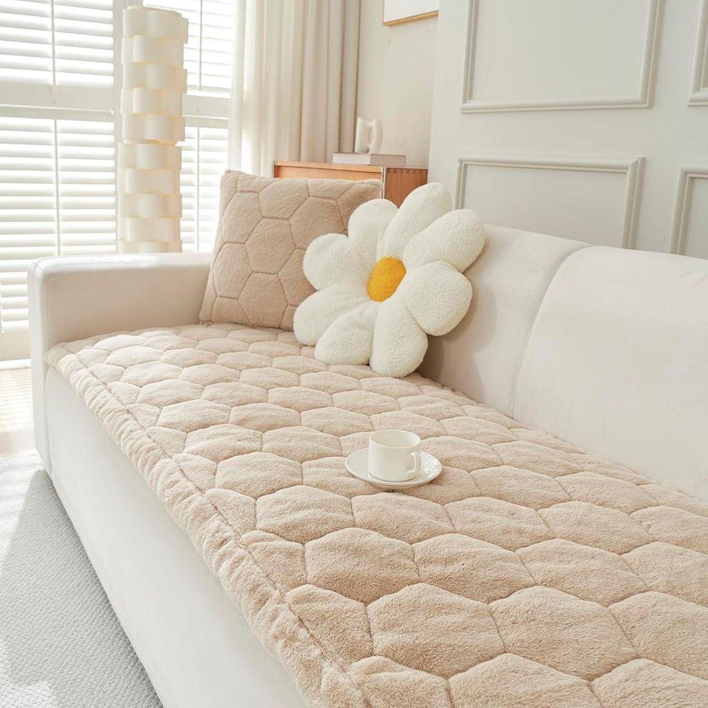 Dicke Sofa š¹berzug Waschbar - Neu Weiches Flanell Couch š¹berzug 2 3 4 Sitzer, Anti-Rutsch Sofabezug, Gemš¹tlich Sofa Cover Sofa bezug Sofa...