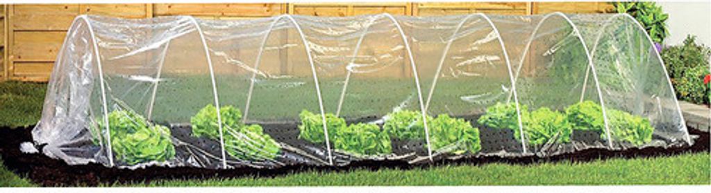 Tunnel Garten, PE-Folie transparent 4x1m Produktbild 
