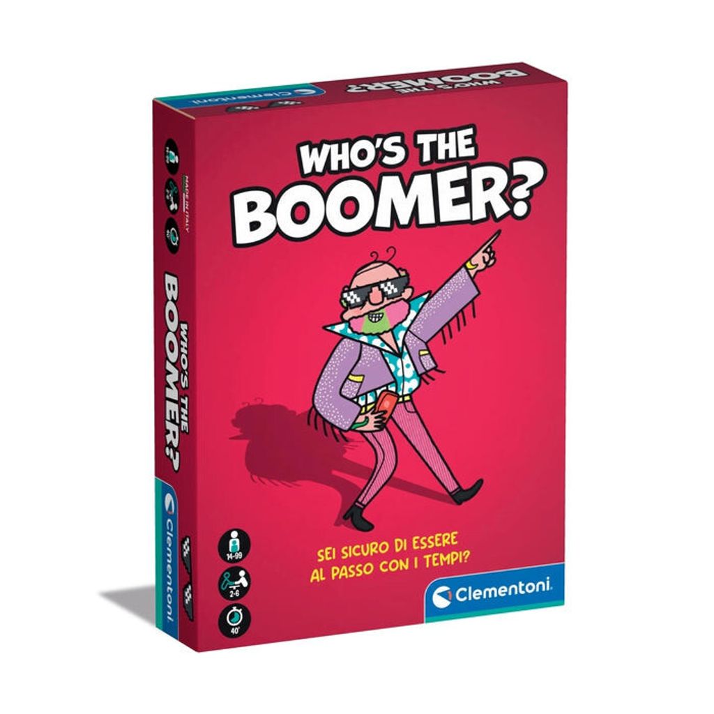 Clementoni Who'S The Boomer? 40 min Brettspiel Party