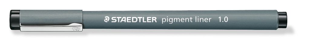 Staedtler - Fineliner Pigment 308 schwarz 1,0 mm Produktbild 
