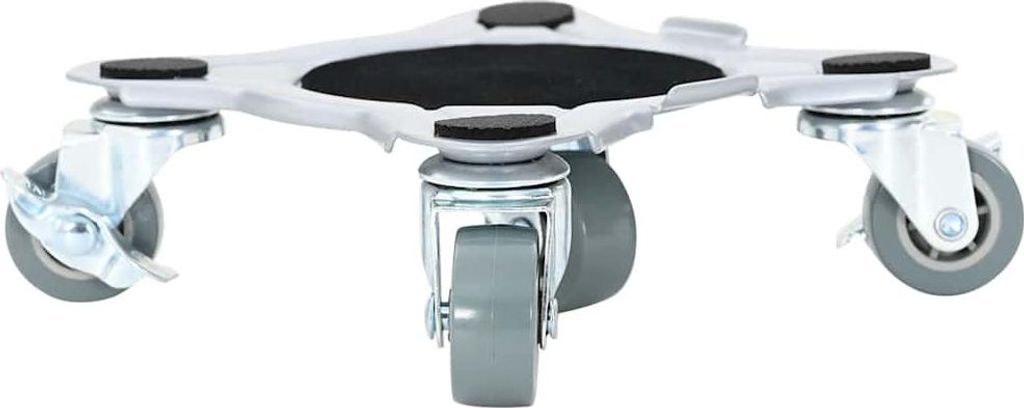 vidaXL Möbelrollen 4 Stk. mit Heber 15,5x15,5x5,5 cm Stahl 1000 kg