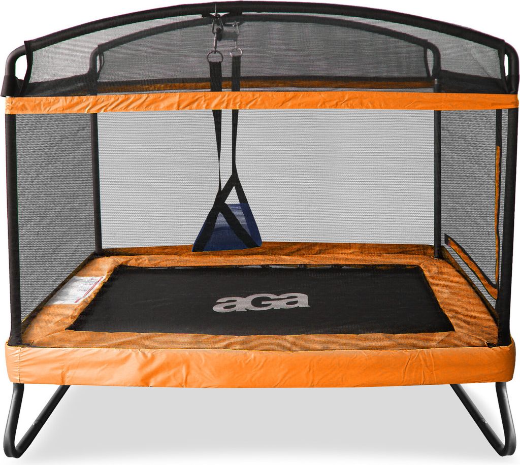 Aga Obdĺžniková trampolína 122x183 cm Oranžová Obrázok produktu 2
