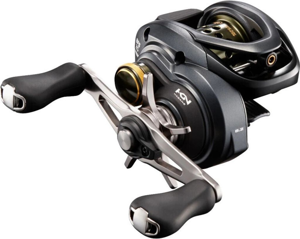 SHIMANO Curado BFS, Rechtshand, Baitcast Angelrolle, Magnetbremse, CUBFSXGR