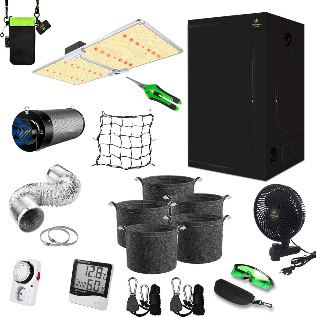 Canna4Home GrowBox kompletní sada 100 x 100 x 200 cm černý Obrázek produktu 
