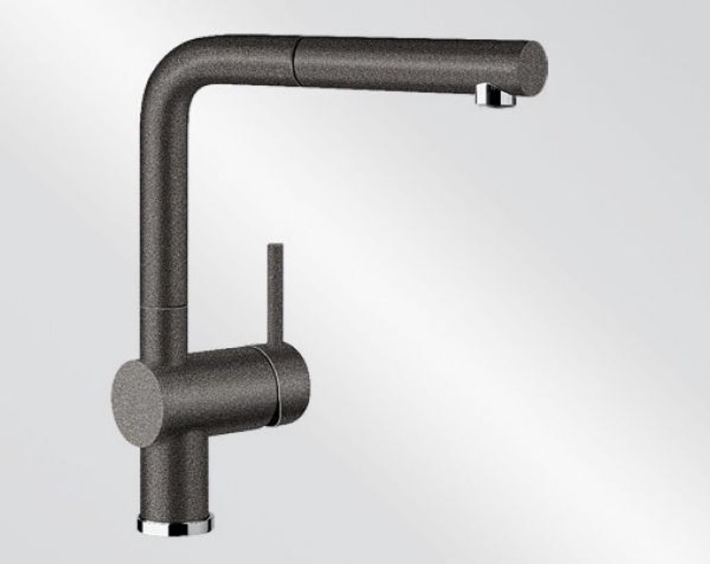 BLANCO LINUS-S, Ziehen, Silber, Metall, Hebelgriffe, Produktbild 