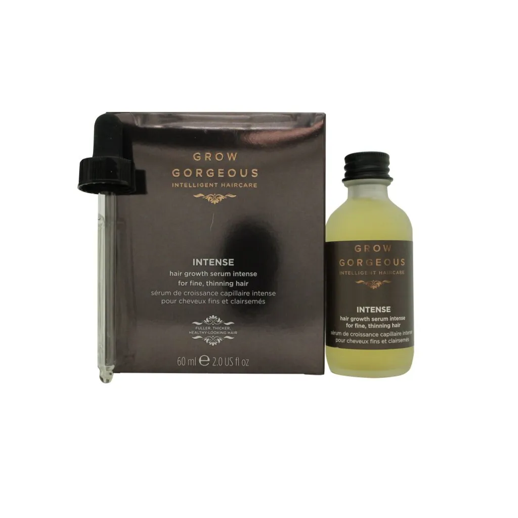 Sérum Capillaire Fortifiant Intense Grow Gorgeous 60ml pour Volume Cheveux