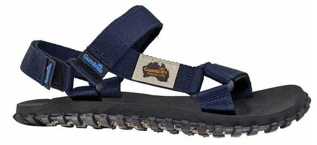 Gumbies - "Scrambler" Sandalen für Herren/Damen Uni PP12132 (41 EU) (Dunkles Marineblau)