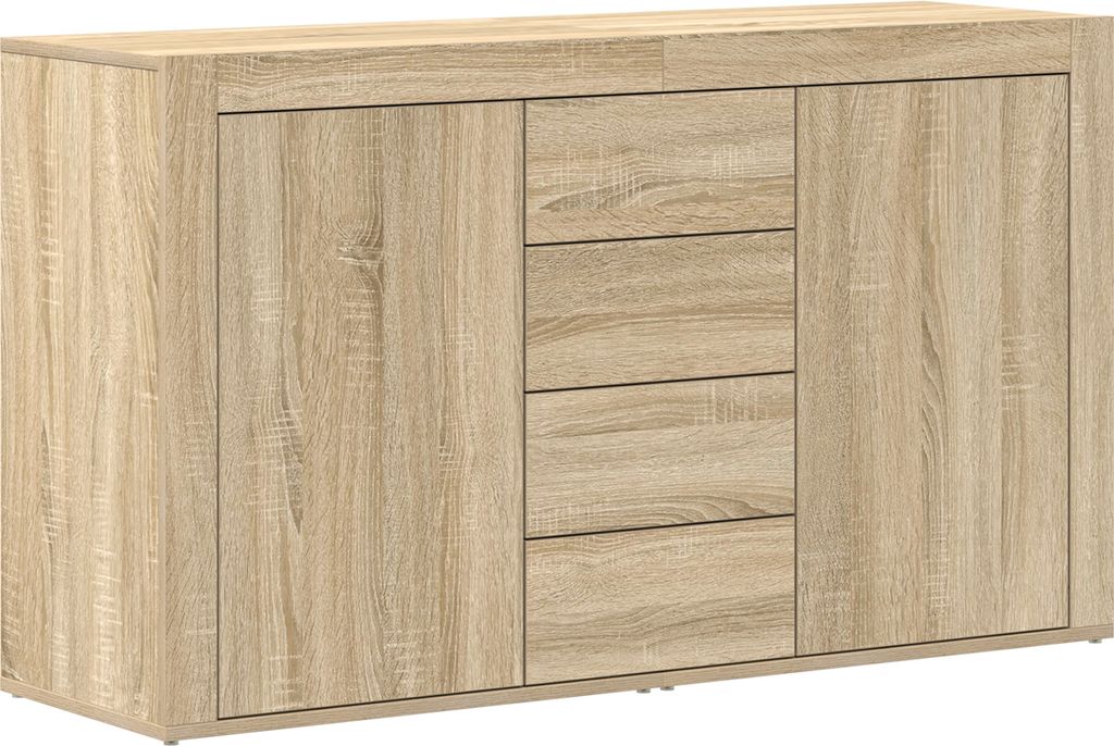 vidaXL Sideboard Sonoma-Eiche 120 x 36 x 69 cm Holzwerkstoff