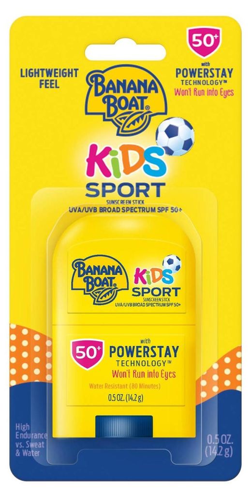 Sonnenschutzstift, Banana Boat, Sport Kids, gegen UVA und Produktbild 