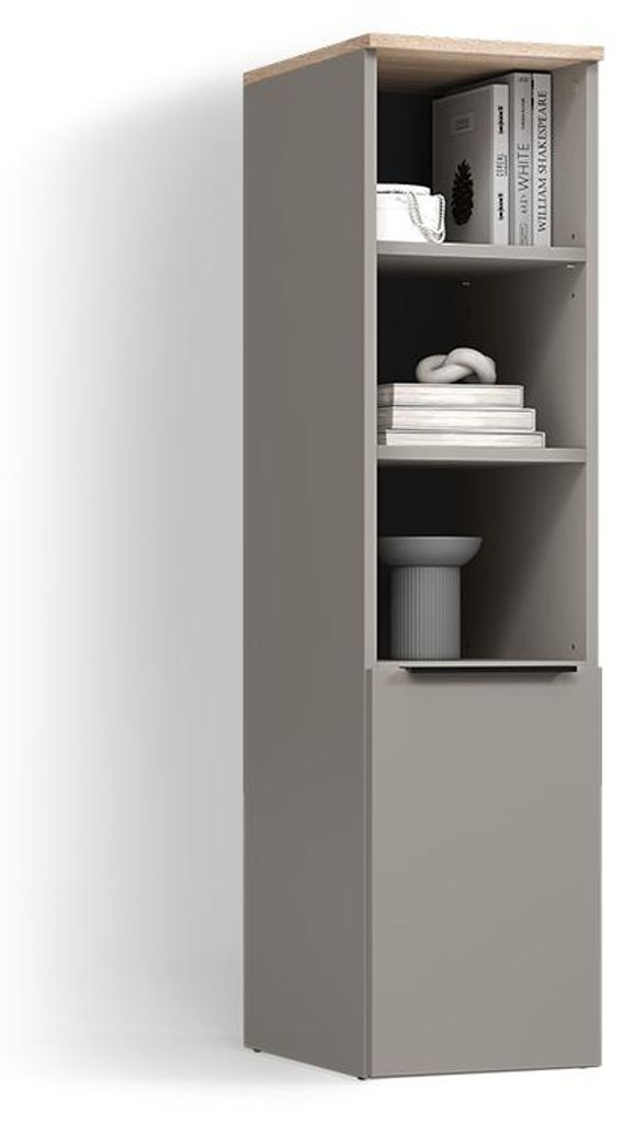 Universalschrank Livinity Piave Greige mit einer Tür, Model 58782