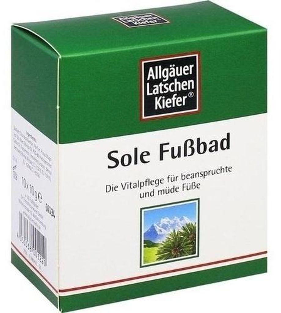 ALLGÄUER LATSCHENK. Sole Fußbad