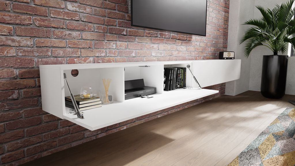 PLATAN ROOM Fernsehschrank TV-Lowboard 280 cm (2x140) In Produktbild 9