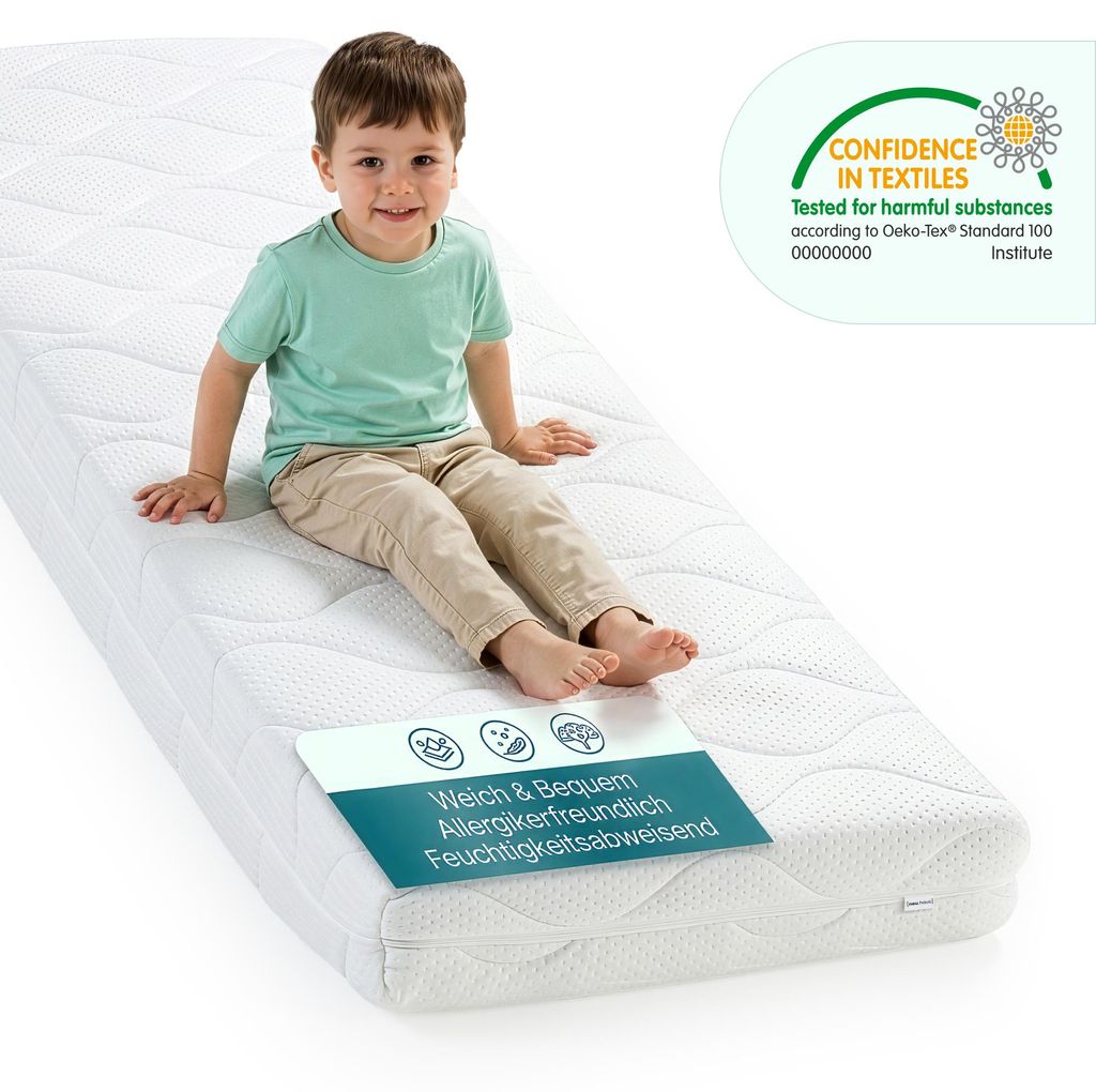 Materasso per bambini 80x160cm in schiuma fredda Materasso Immagine del prodotto 