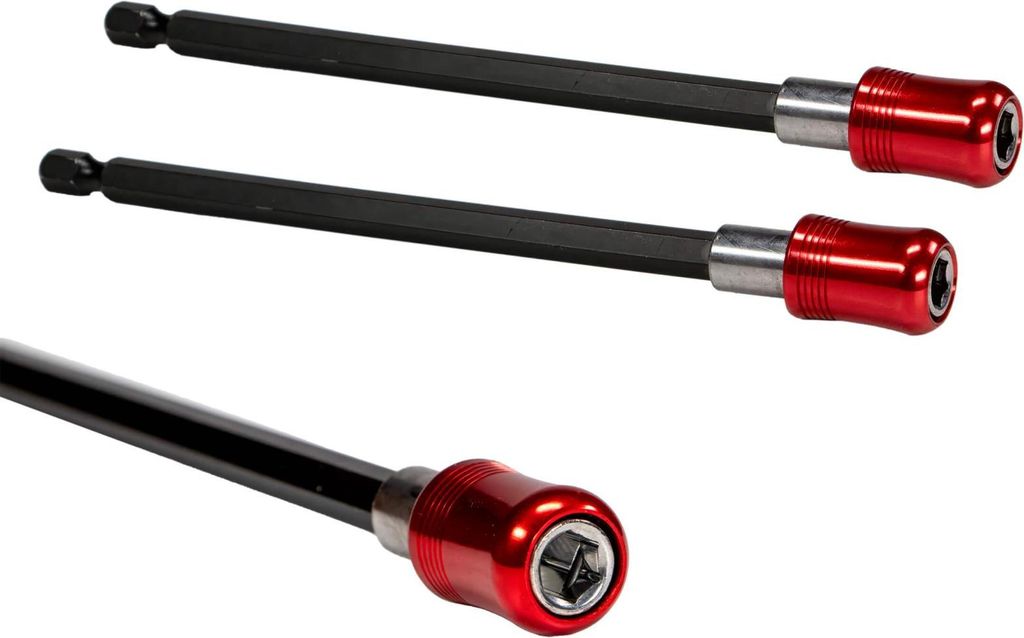 3er Set langer Magnetbithalter 150mm Schnellwechsel Magnet Bithalter