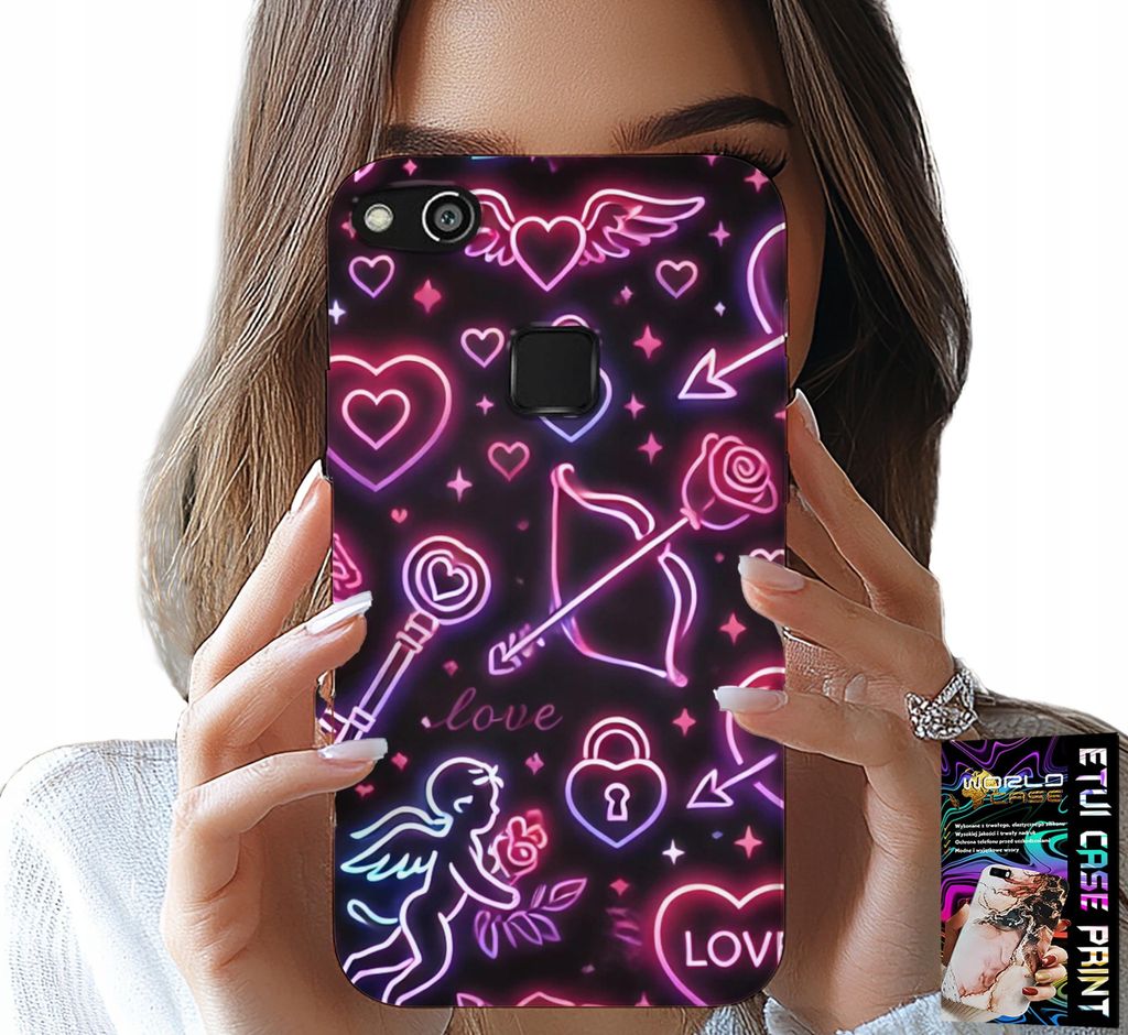 Etui Für Huawei P9 Lite 2016 - Valentinstasche, Beute, Amor, Herzen