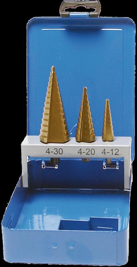 SW-Stahl 82415L HSS-Stufenbohrersatz 3-teilig