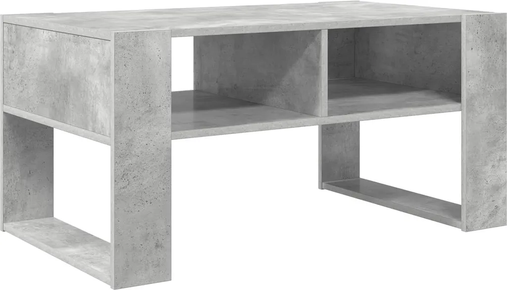 SYFAX™ Tavolino da salotto Grigio cemento 92 x 53 x 45 cm