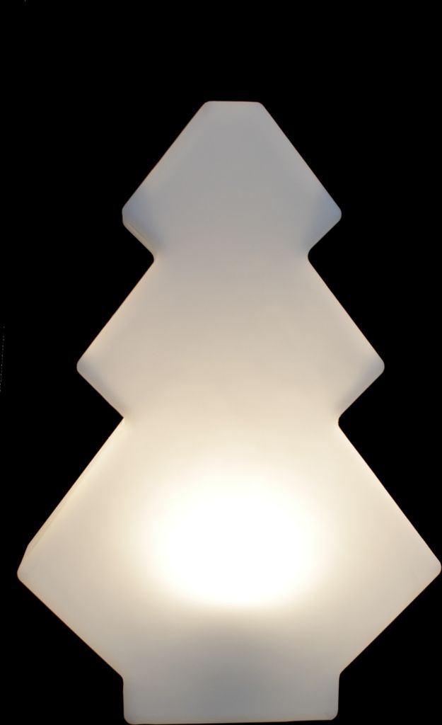 Deko Gartenleuchte Figur Tanne 60cm Höhe inkl. 4 Watt LED Leuchtmittel
