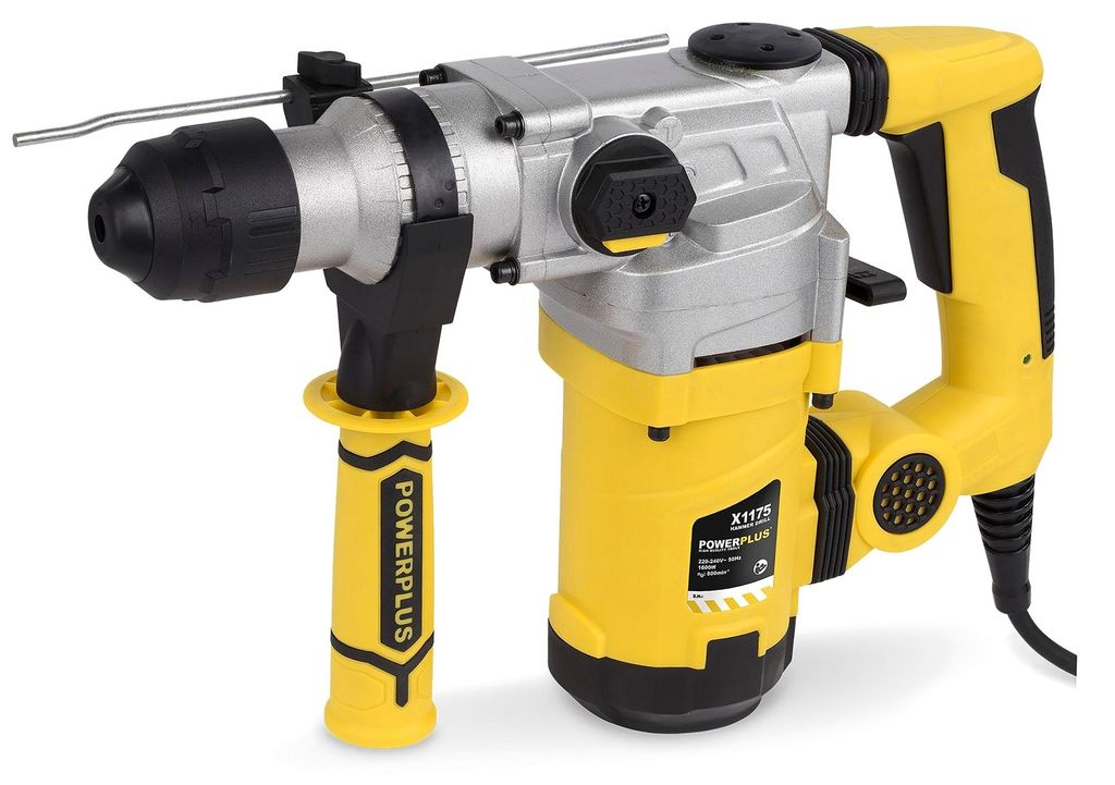 Powerplus POWX1175, SDS, II, Černá, Metalická, Žlutá, 800 Obrázek produktu 