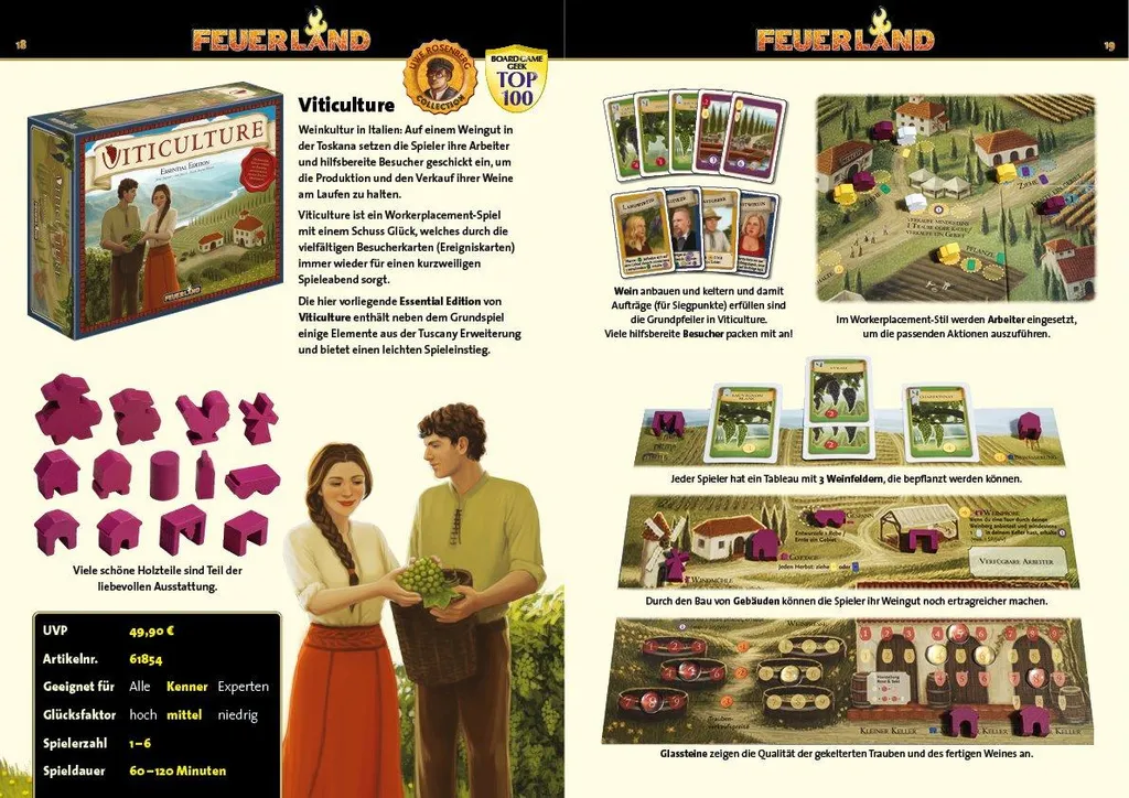 Jeu de Société Viticulture Essential Edition Version Allemande Stratégie - 4