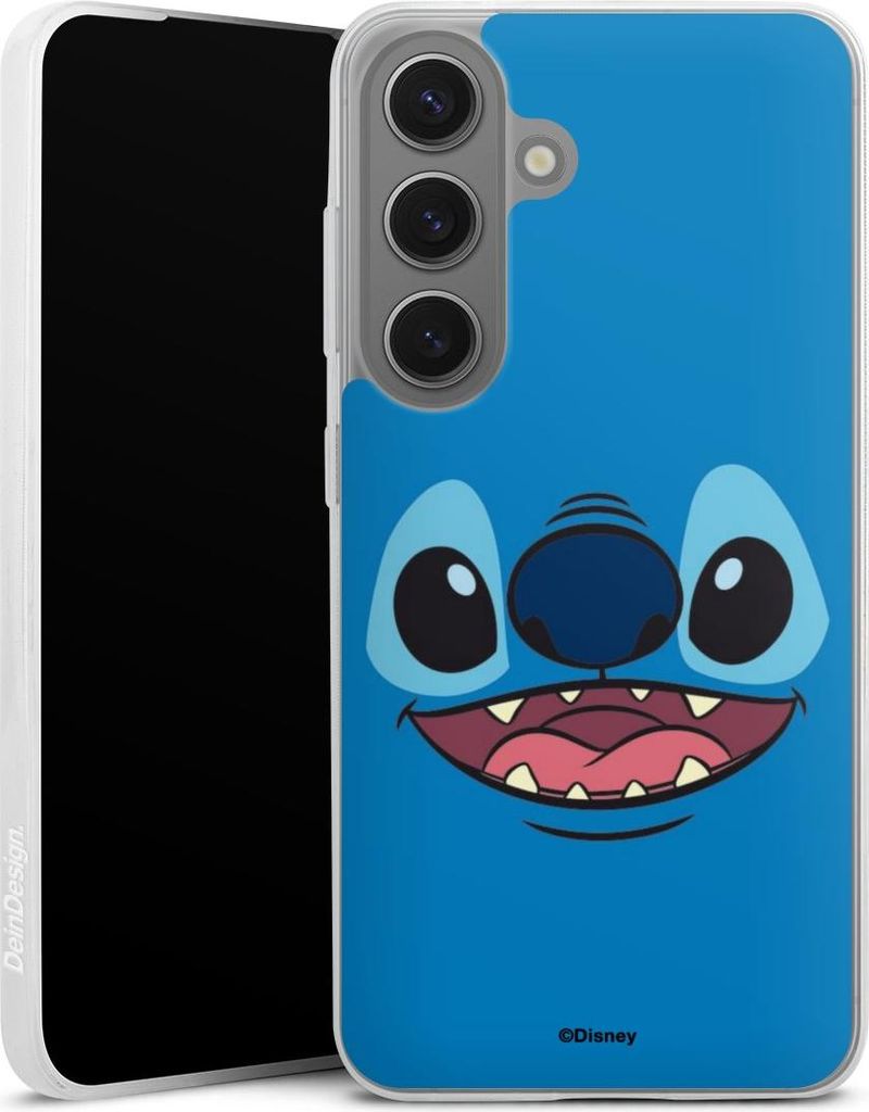 DeinDesign Slim Hülle für Samsung Galaxy S25 Silikon Case Ultra Dünn Handyhülle Disney Offizielles Lizenzprodukt Lilo & Stitch