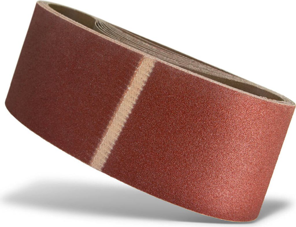 MENZER Red Schleifbänder, 610 x 100 mm, f. Handbandschleifer, Normalkorund (10 Stk.) K100