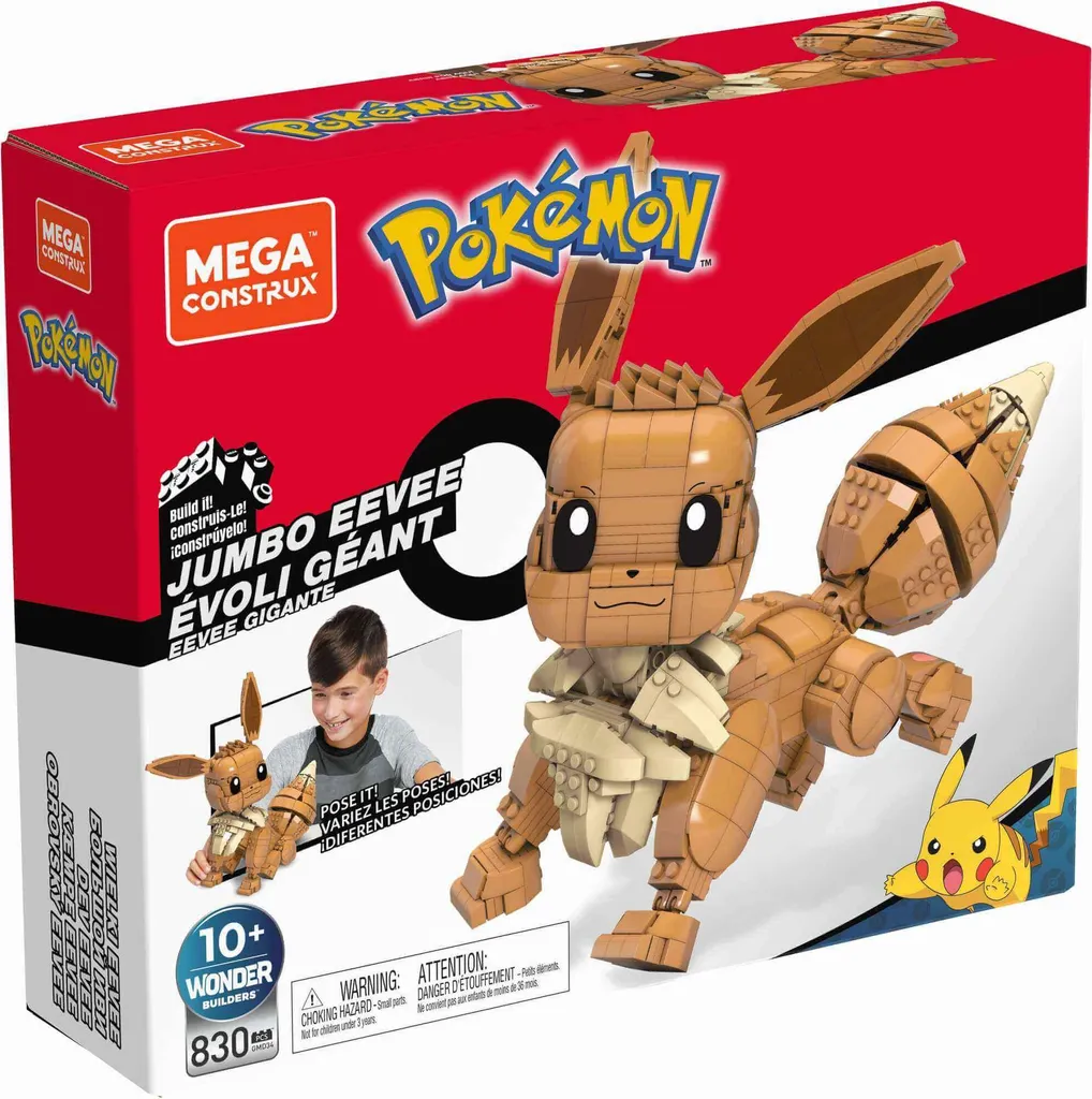 Pokémon Jumbo Evoli Figurine de Collection Idéale pour Déco et Jeu - 19