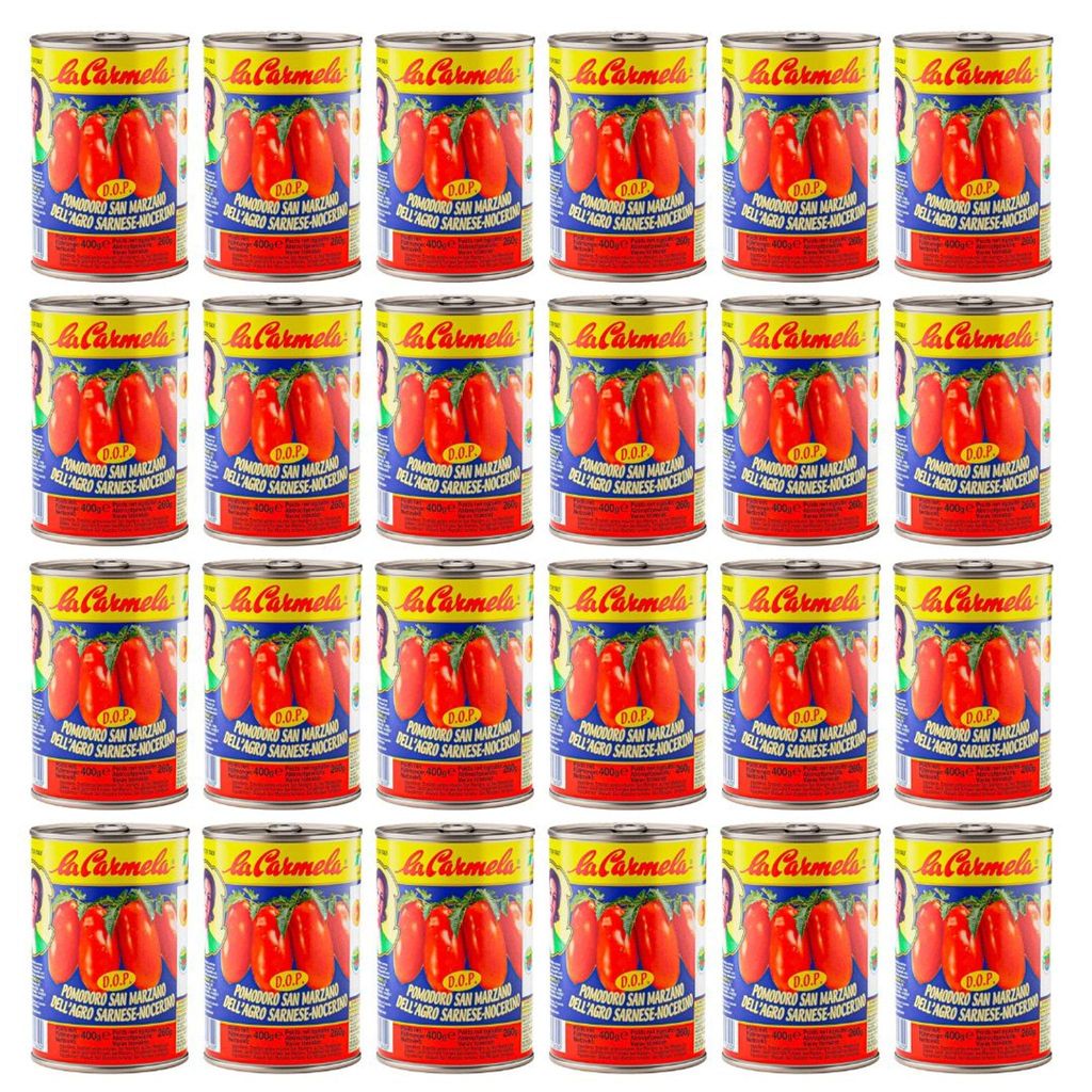 Tomates pelées Pomodoro San Marzano 400 g - La Carmela Image du produit 