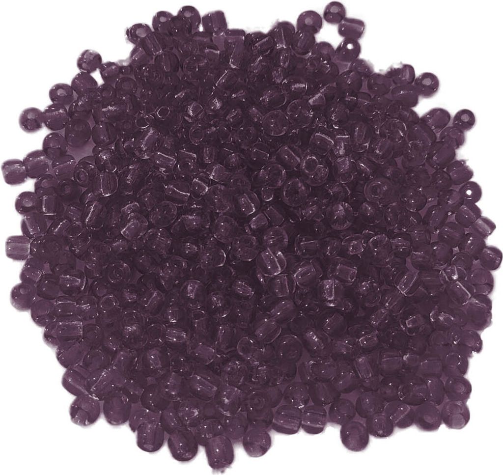 Glasperlen - Typ 'Rocailles' - 1000 Stück - 1,9 mm - Lila dunkel