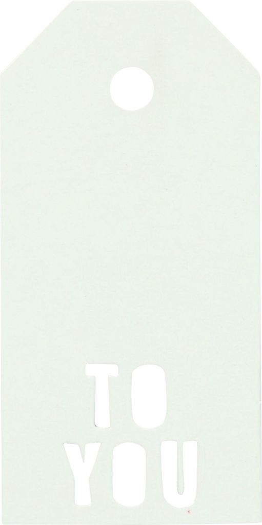 Pearl To You Geschenkanhänger 5x10cm 15Stk