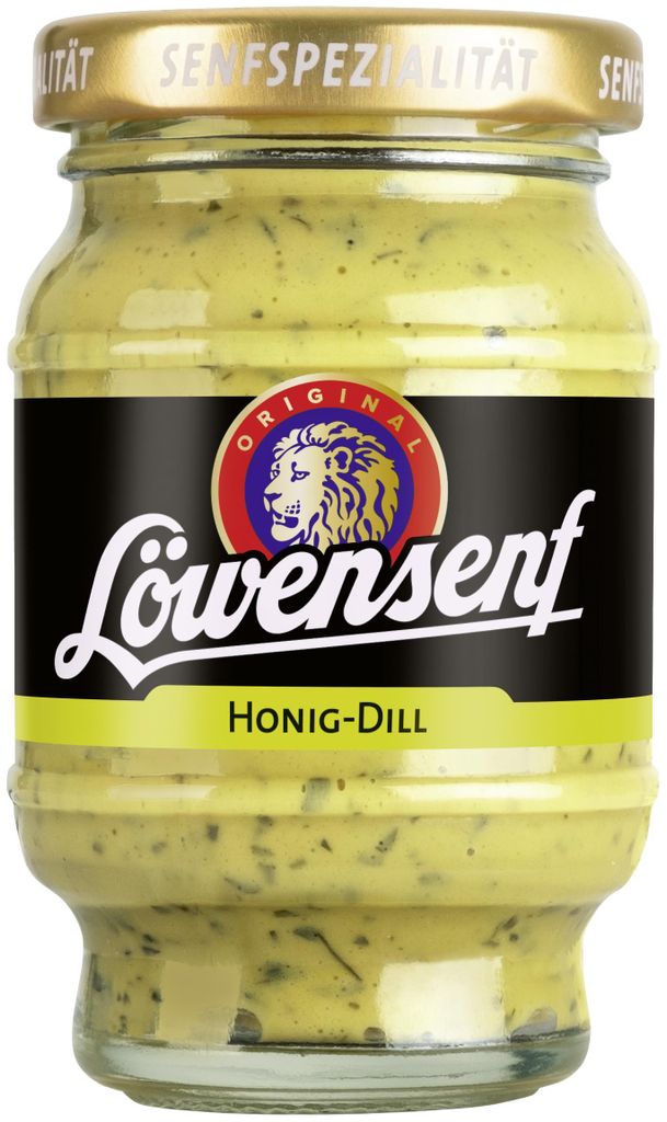 Löwensenf Senfspezialität Honig-Dill Tönnchen - 100ml Produktbild 