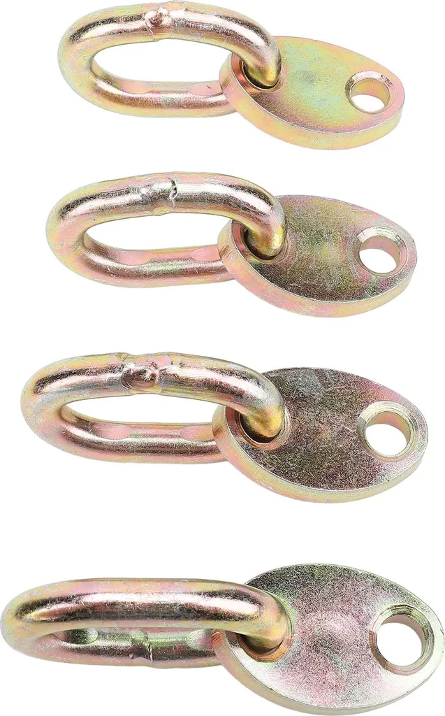 Anneaux de Levage Moteur en Acier Haute Résistance 4 Pièces Or