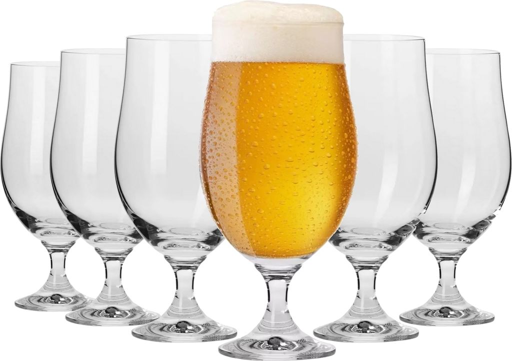 Grimbergen Biergläser-Set – 6 Stück Je 50 Cl, Perfekt Für Bierliebhaber & Gesellige Abende
