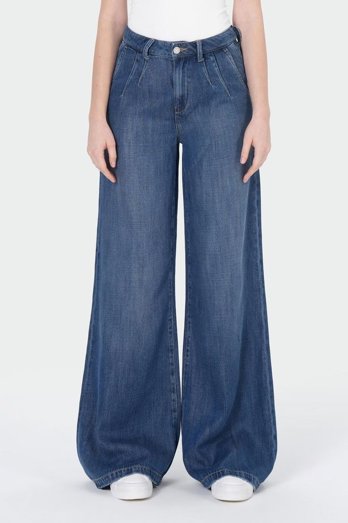 M.O.D Miracle of Denim Valentina Palazzo Jeans Damen Fanatic Blue