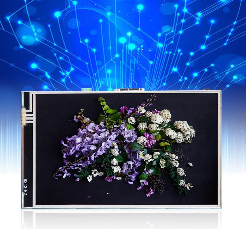 4-Zoll-HDMI-Display (IPS HD, 800 x 480, resistiver Touchscreen, 5 V DC) für Raspberry Pi 3B und 4B