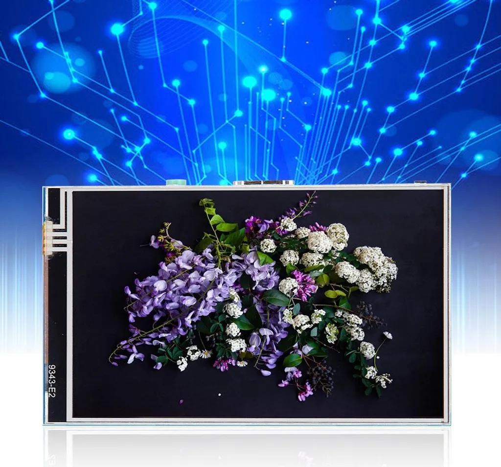 Écran IPS 800x480 haute résolution avec tactile résistif pour Pi 4B