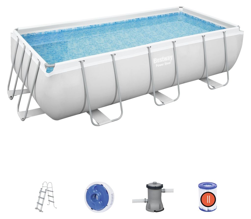 Piscina rettangolare Power Steel Frame  Rettangolare Immagine del prodotto 