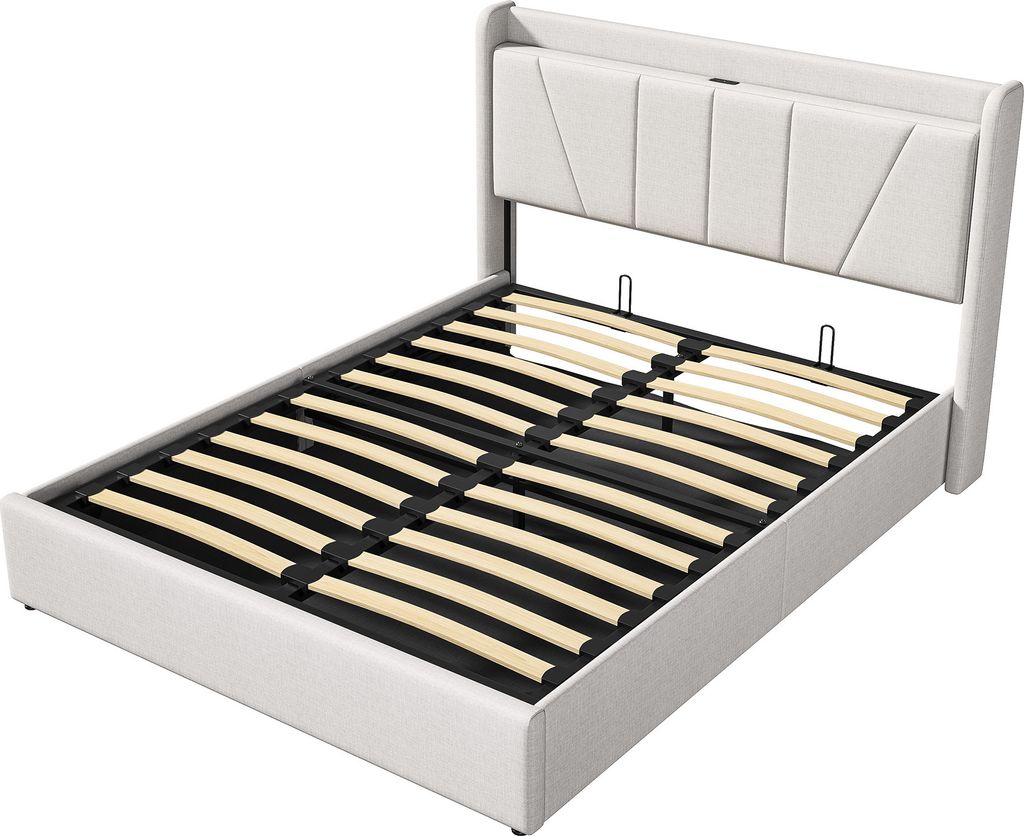 Fortuna Lai Polsterbett 140x200cm mit USB, Jugendbett Produktbild 8