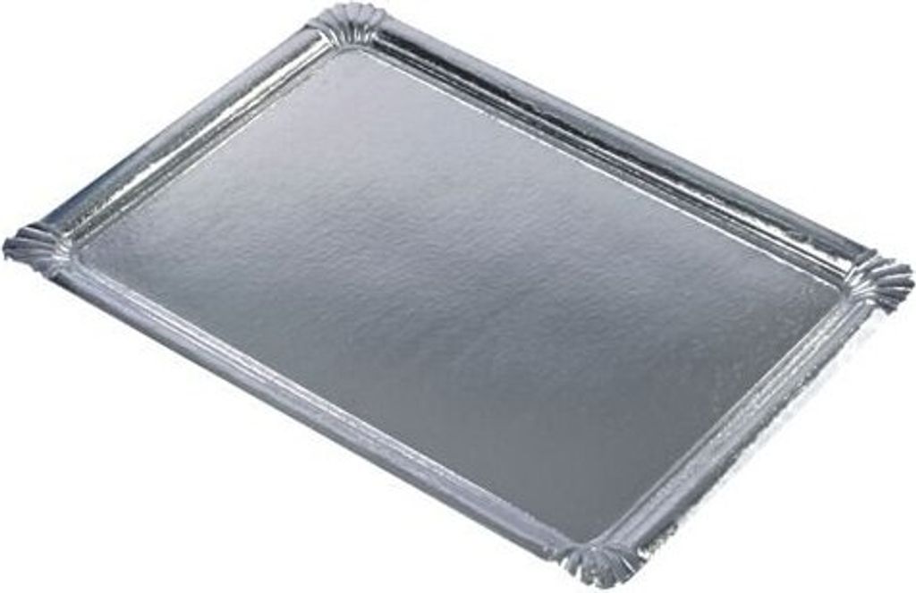 Servierplatten, Pappe, PET-beschichtet eckig 34 cm x 45,5 Produktbild 