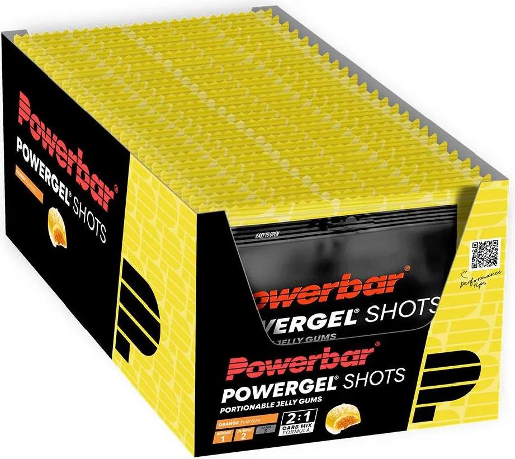 POWERBAR PowerGel Shots Arancione Gomme energetiche ad alto Immagine del prodotto 