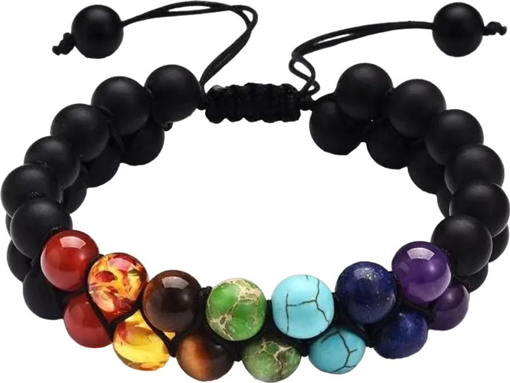 Armband Volcanic - Stilvolles Uni Schmuckstück in Schwarz/Multi KP28523