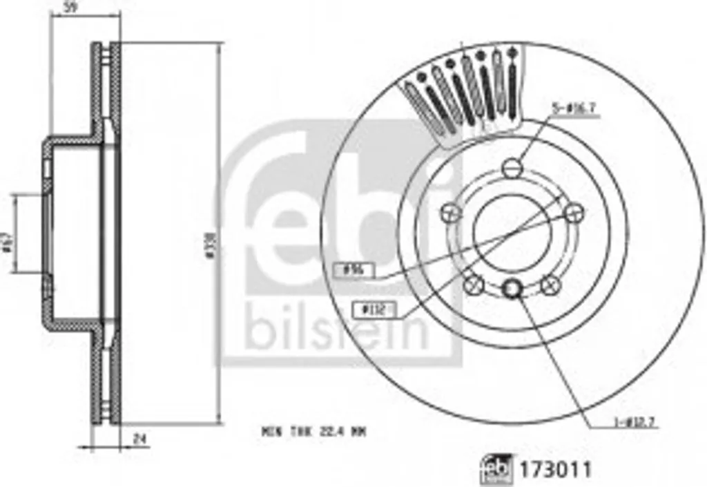 Disque de frein haute performance pour BMW Série 4 G22 et Supra DB