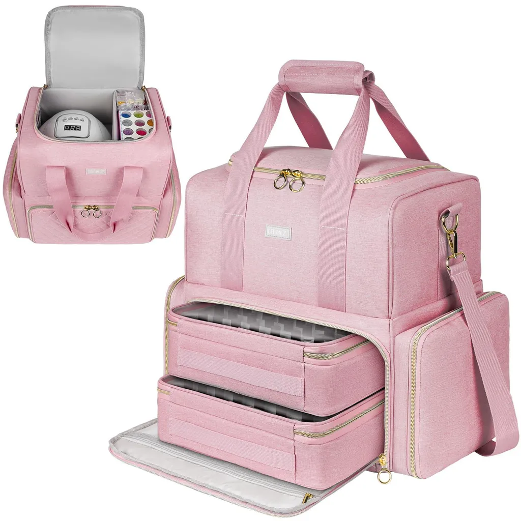 Rangement Vernis à Ongles Idéal pour Transporter son Kit de Manucure
