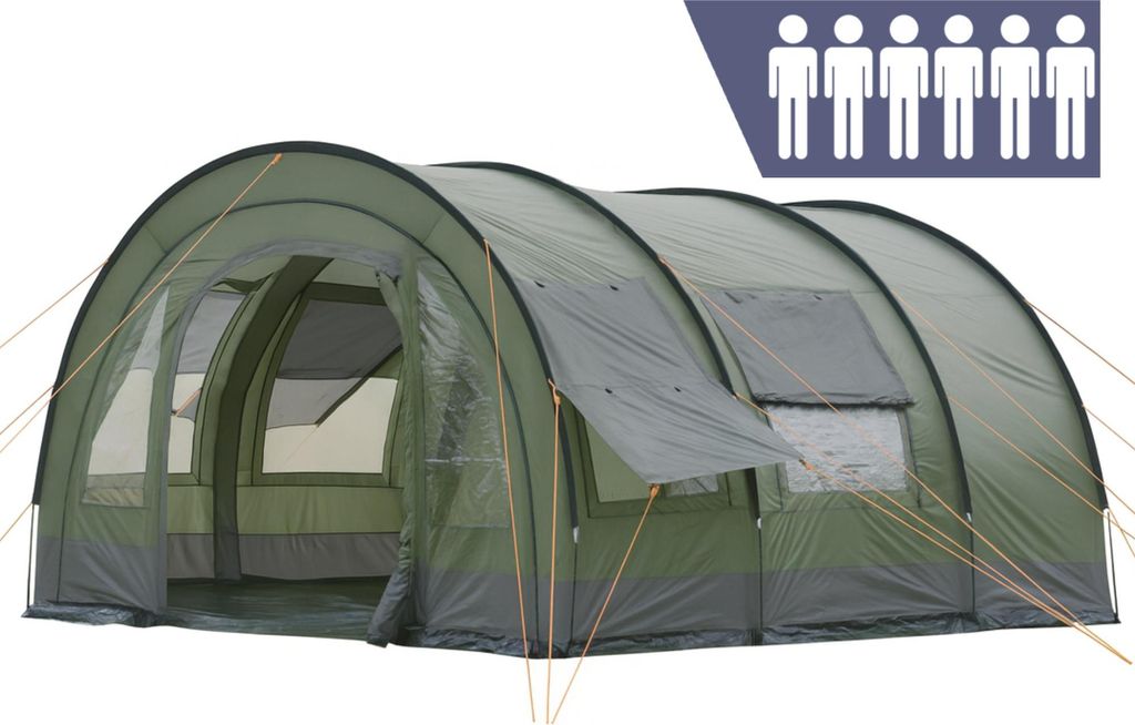 CampFeuer Zelt Relax6 für 6 Personen, 5000 mm Wassersäule, Produktbild 