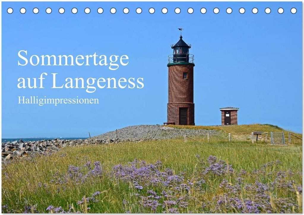 Sommertage auf Langeness (Tischkalender 2026 DIN A5 quer), CALVENDO Monatskalender
