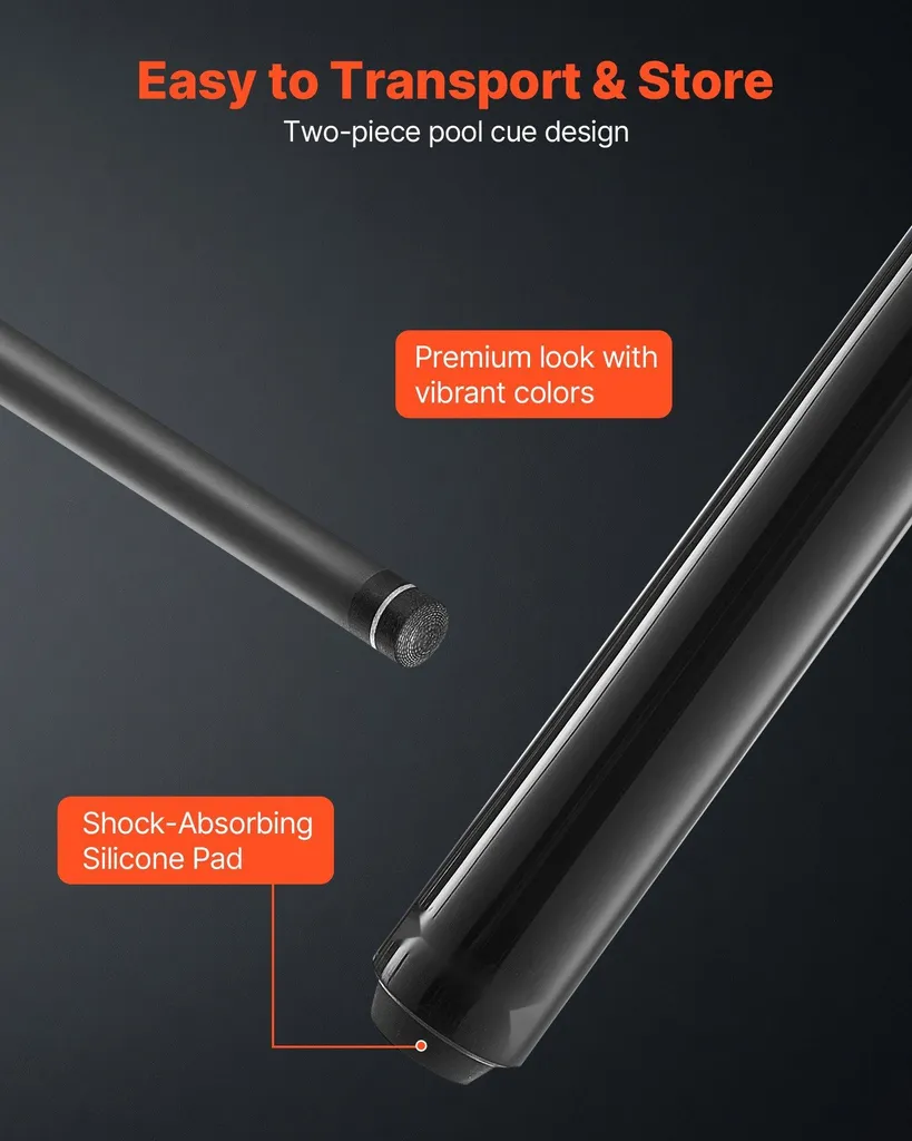 Queue de break et jump pour billard américain - Structure hybride 147 cm