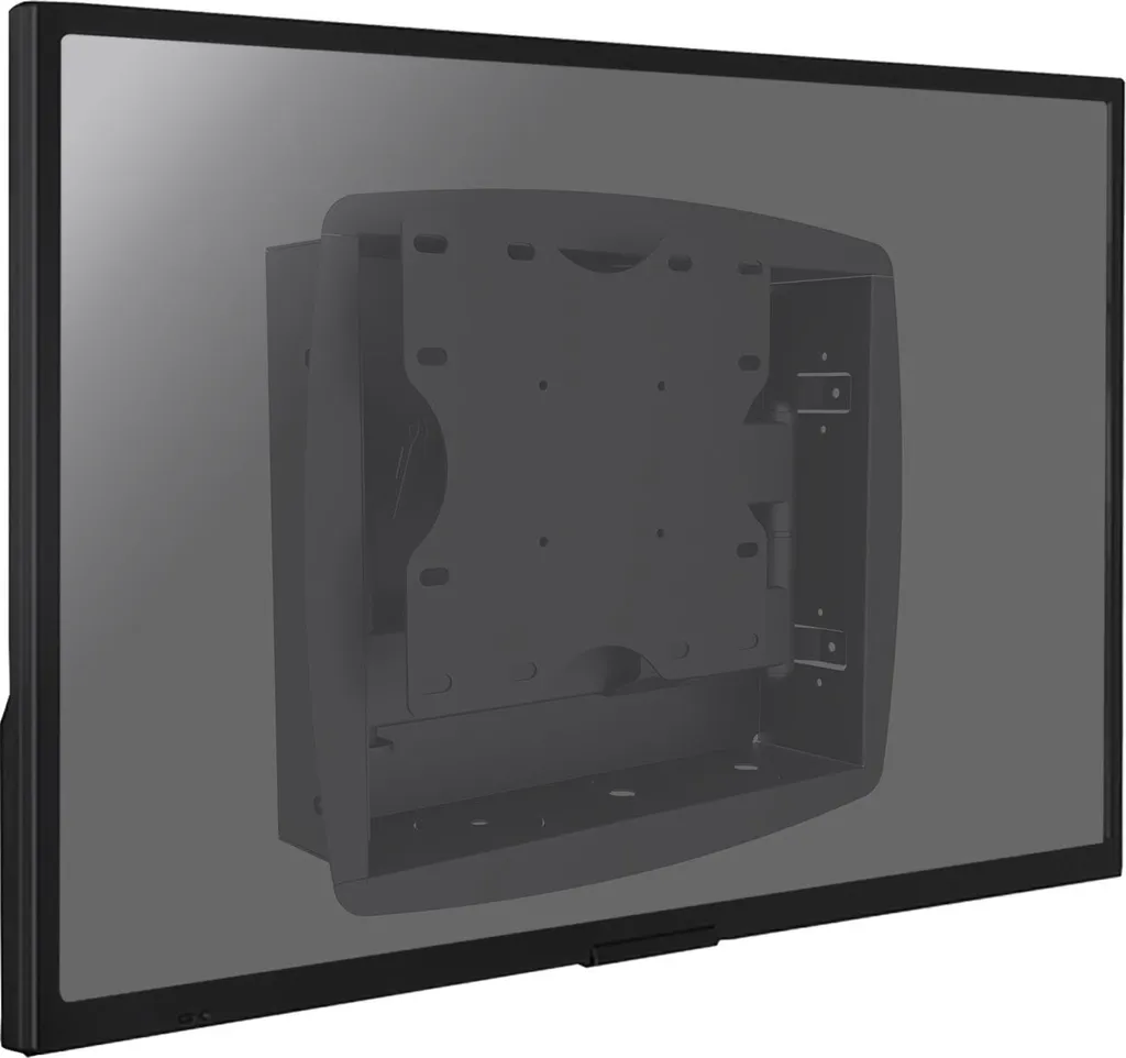 Support TV encastré ultra fin avec gestion des câbles