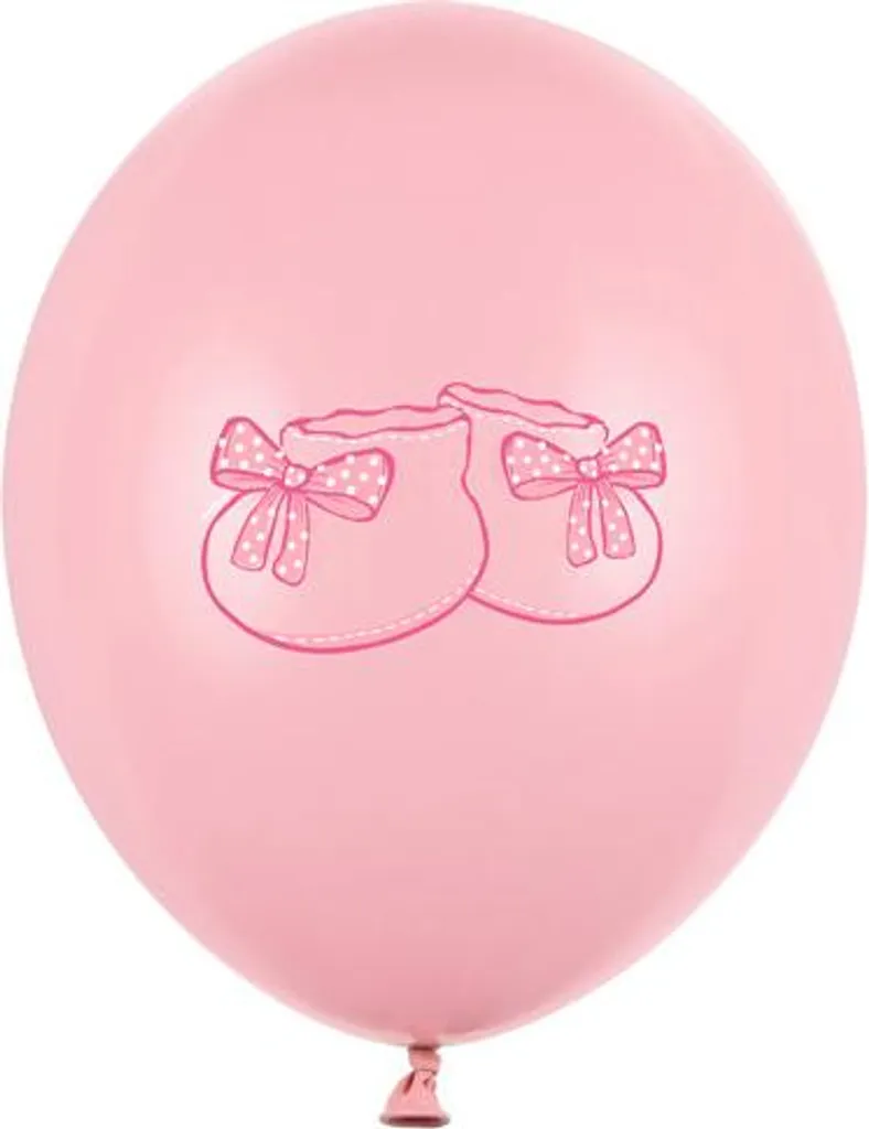 Ballons 30 cm rose baby pink pastel ultra résistants - Lot de 50 pcs