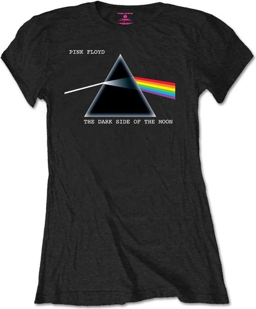 Pink Floyd - "Dark Side Of The Moon Courier" T-Shirt für Herren/Damen Uni RO8511 (XL) (Schwarz)